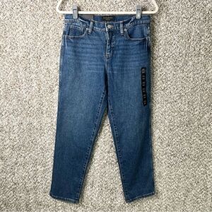 Banana Republic Jeans Women’s 2P Dark Denim Blue Wash Slouch Straight Leg NWT